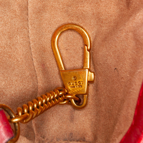 Pre-Loved Gucci Mini GG Marmont Matelasse Leather Flap Crossbody - Picture 9 of 11